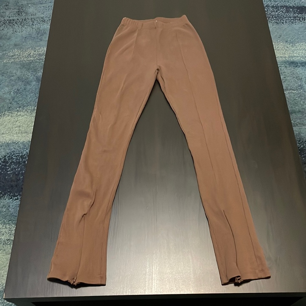Topshop pants with zipper on bottom